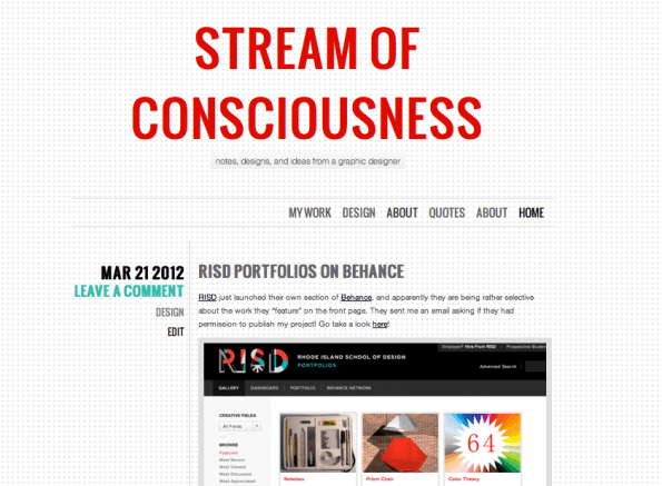 stream of consciousness shot